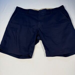 Dockers Mens Shorts Size 38 Navy Blue Flex Comfort Waistband Casual Chino‎
